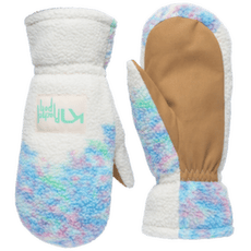 Rukavice Kari Traa Rothe Pile Mittens WAVE/BRIGHT TURQUOISE