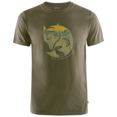 Tričko krátky rukáv Fjällräven Arctic Fox T-Shirt Men Dark Olive