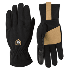 Rukavice Hestra Merino Windwool Liner - 5 finger Svart