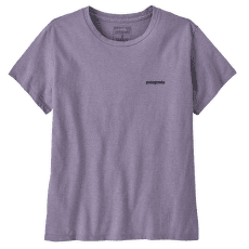 Tričko krátky rukáv Patagonia P-6 Logo Responsibili-Tee Women Concrete Purple