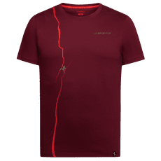 Tričko krátky rukáv La Sportiva ROUTE T-SHIRT Men: Redwood/Mountain Red
