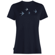 Tričko krátky rukáv Icebreaker Merino 150 Tech Lite SS Tee Bird Transit Women Midnight Navy