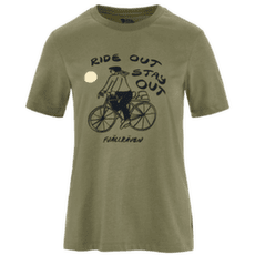 Tričko krátky rukáv Fjällräven HOJA IVÄG T-SHIRT WOMEN Green