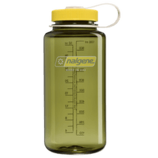 Fľaša Nalgene Wide Mouth Sustain 1000 ml Oil Green w/Freesia
