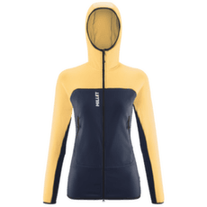 Mikina Millet FUSION GRID HOODIE Women SUNFLOWER/SAPHIR