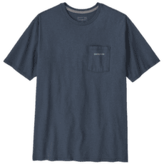 Tričko krátky rukáv Patagonia Boardshort Logo Pocket Responsibili Tee Men Summit Blue