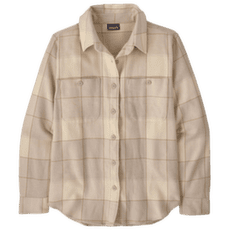 Košeľa dlhý rukáv Patagonia FJORD FLANNEL SHIRT Women Snow Owl: Rutabaga White