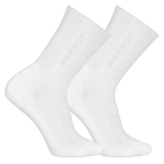 Ponožky Mammut Multisport Crew Socks 2-Pack white-white 0257