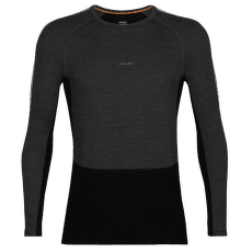 Tričko dlhý rukáv Icebreaker 200 ZoneKnit LS Crewe Men JET HTHR/BLACK/METRO HTHR/CB
