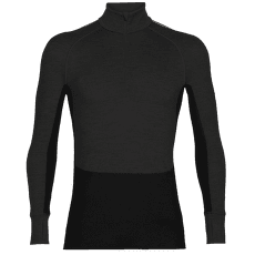 Pulóver (3/4 zapínanie) Icebreaker 260 ZoneKnit LS Half Zip Men JET HTHR/BLACK/METRO HTHR/CB