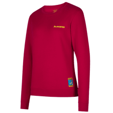 Tričko dlhý rukáv La Sportiva Climbing on the Moon Sweatshirt Women Fucsia/Giallo