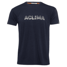 Tričko krátky rukáv Aclima LightWool Tee Logo Men Navy Blazer