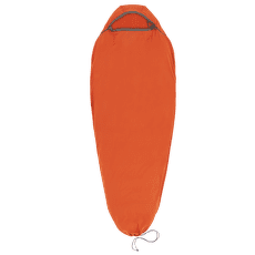 Vložka do spacáku Sea to Summit Reactor Fleece Sleeping Bag Liner - Mummy w/ Drawcord - Standard Picante Red