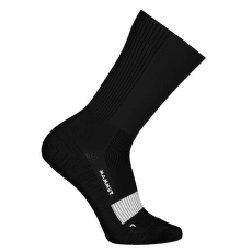 Ponožky Mammut All-Mountain Targeted Cushion Merino Crew Socks black-white 0047