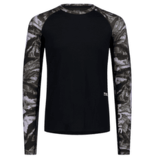 Tričko dlhý rukáv Mons Royale Temple Merino Long Sleeve Men Rock Camo/Black