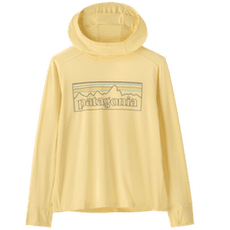 Mikina Patagonia Cap Silkweight Hoody Kids P-6 Outline: Buttercup Yellow