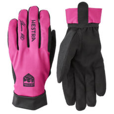 Rukavice Hestra Klaebo Pro Model - 5 finger Black/Orchid