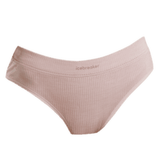 Nohavičky Icebreaker Merino Blend Rib Lotus Hipster Women PINK QUARTZ