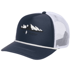 Šiltovka Black Diamond Flat Bill Trucker Hat Charcoal-White Mountainscape