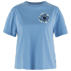Tričko krátky rukáv Fjällräven Fjällblomster Logo T-Shirt Women Ultramarine