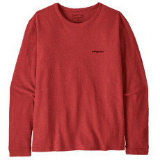 Tričko dlhý rukáv Patagonia Long-Sleeved P-6 Logo Women Potters Red