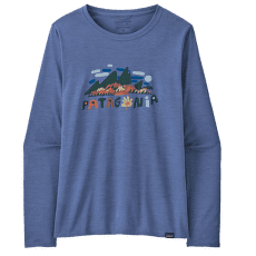 Tričko dlhý rukáv Patagonia L/S Cap Cool Daily Graphic Shirt Women Fitz Roy Foliage: Current Blue X-Dye