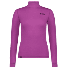 Tričko dlhý rukáv Mons Royale Cascade Merino Base Layer Mock Neck Long Sleeve Women Purple Bolt