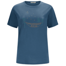 Tričko krátky rukáv Aclima LightWool 140 Classic Tee Forest Women Blue Fusion