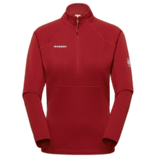 Mikina Mammut Taiss ML Half Zip Pull Women 3818 dark mammut red