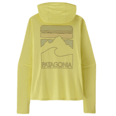 Tričko dlhý rukáv Patagonia Cap Cool Sun Hoody Peak Visions Women Vellum Green - Light Vellum Green X-Dye