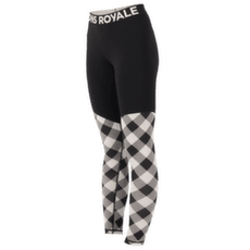 Legíny Mons Royale Cascade Merino Base Layer Legging Women Check / Black