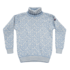 Sveter Devold Svalbard Sweater High Neck Men 233C DAWN/OFFWHITE