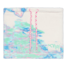 Nákrčník Kari Traa Rothe Pile Tube WAVE/BRIGHT TURQUOISE