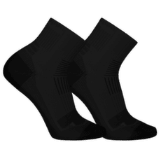Ponožky Mammut Multisport Quarter Socks 2-Pack black-black 0052