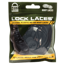 Šnúrky Lock Laces BOOT LACES Black Boot