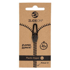ZlideON Repair slider for plastic zipper Black