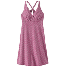 Šaty Patagonia Amber Dawn Dress Women Future Flowers: Faded Magenta