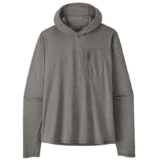 Tričko dlhý rukáv Patagonia Cap Cool Sun Hoody Men Forge Grey - Noble Grey X-Dye