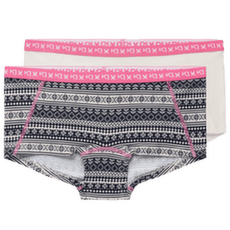 Nohavičky Kari Traa TINA HIPSTER 2PK NWHITE/OFF WHITE