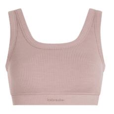 Podprsenka Icebreaker Merino Blend Rib Lotus Bra Women PINK QUARTZ