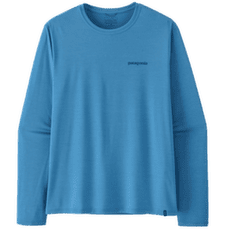 Tričko dlhý rukáv Patagonia LONG-SLEEVED CAP COOL DAILY SHIRT - BROADSHORT LOGO Men Shore Blue - Light Shore Blue X-Dye