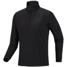 Mikina Arcteryx Rho LT Zip Neck Men Black
