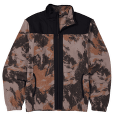Mikina Mons Royale Pileup Wool Fleece Jacket Men Mtn Camo Orange