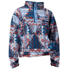 Mikina Columbia Helvetia™ II Printed Cropped Half Snap Women Rainy Day, Geomix 447