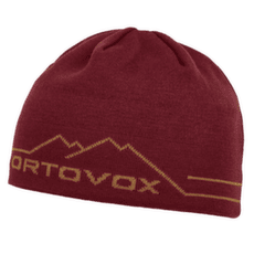 Čiapka Ortovox PEAK BEANIE 36201 Red Malbec