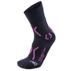 Ponožky UYN Trekking Explorer Light Women Charcoal/Purple
