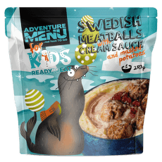 Strava Adventure Menu Švédske mäsové guličky so smotanovou omáčkou a zemiakovou kašou