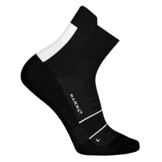 Ponožky Mammut Mountain Running Lightweight Merino Quarter Socks black-white 0047
