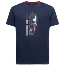 Tričko krátky rukáv La Sportiva SOLUTION T-SHIRT Night Sky/Mountain Red