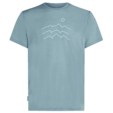 Tričko krátky rukáv Icebreaker Merino Blend 125 Cool-Lite Sphere SS Tee Across the Peaks Men FLINT BLUE